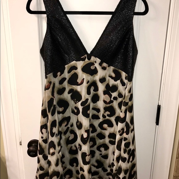 BCBGeneration cheetah print dress